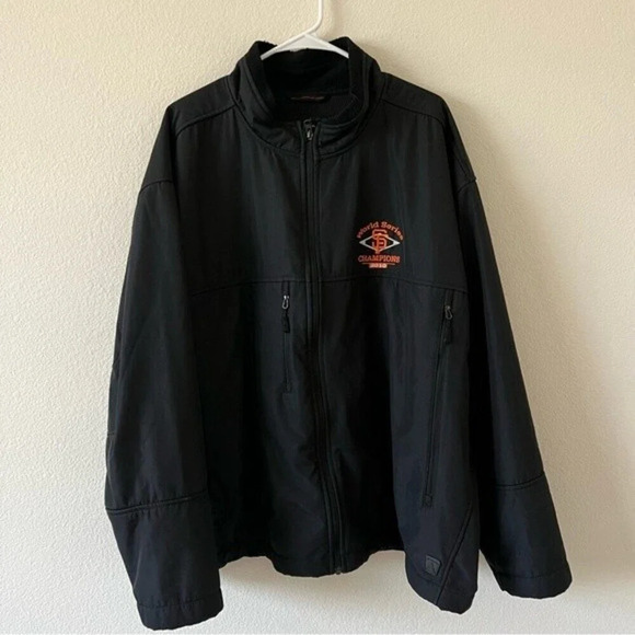 San Francisco Giants 2010 World Series Champions Water Resistant Jacket SZ XXL - Picture 1 of 11